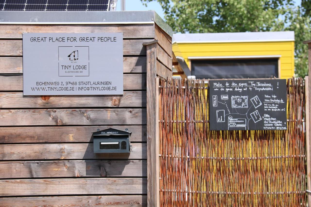 Tinylodge Am Ellertshaeuser See Stadtlauringen Eksteriør bilde